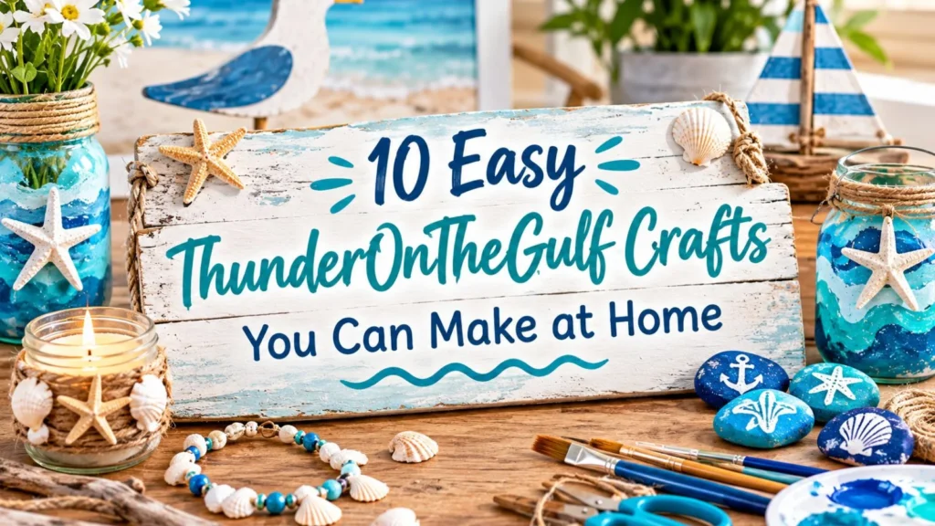 10 Easy ThunderOnTheGulf Crafts You Can Make at Home