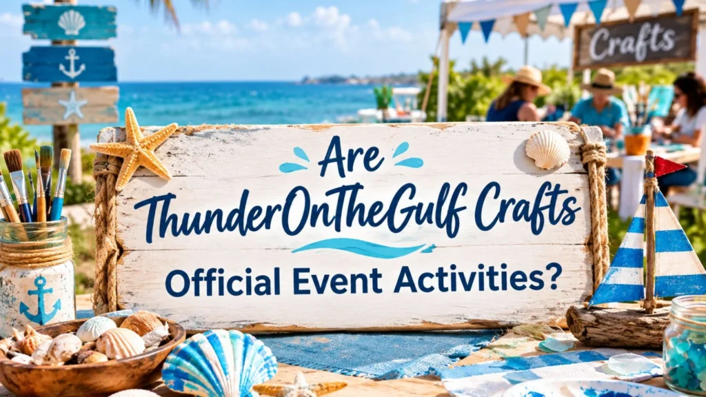 Are ThunderOnTheGulf Crafts Official Event Activities?