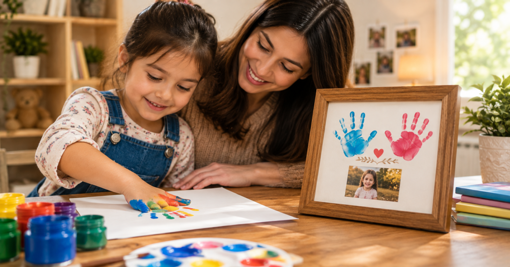Easy Christmas Handprint Crafts 