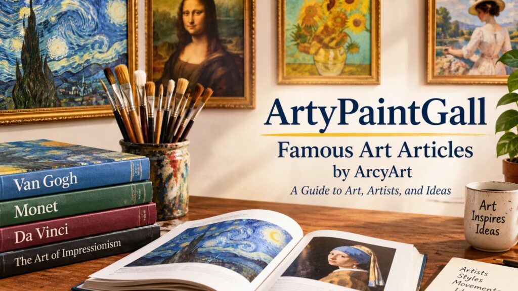 ArtyPaintGall Famous Art Articles by ArcyArt: A Guide to Art, Artists, and Ideas