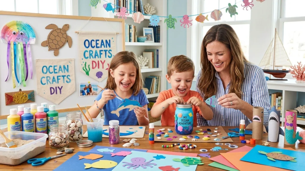 Ocean Themed Crafts: Creative DIY Ideas for Kids and Families